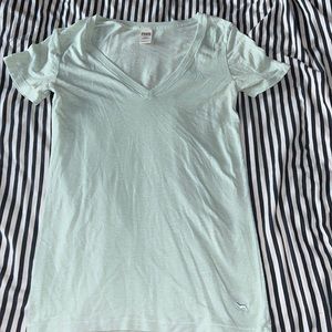 V-neck teal top from PINK. Size small